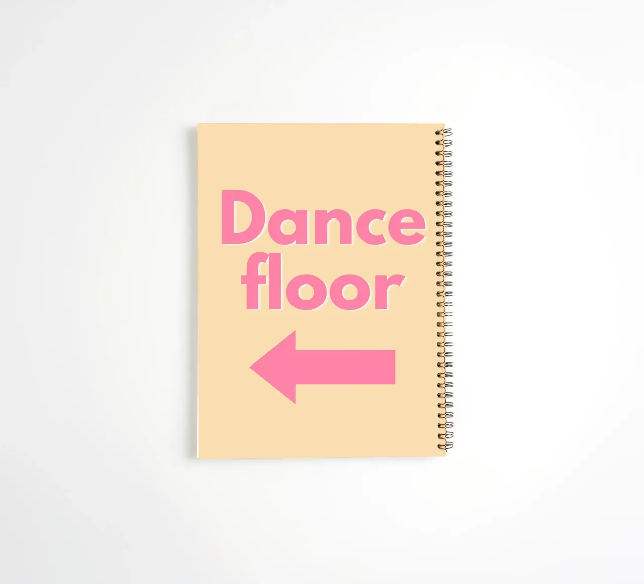 Tanzfläche Pfeil links Ringbuch von Proper job studio