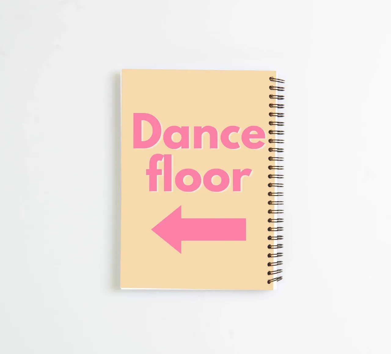 Tanzfläche Pfeil links Ringbuch von Proper job studio