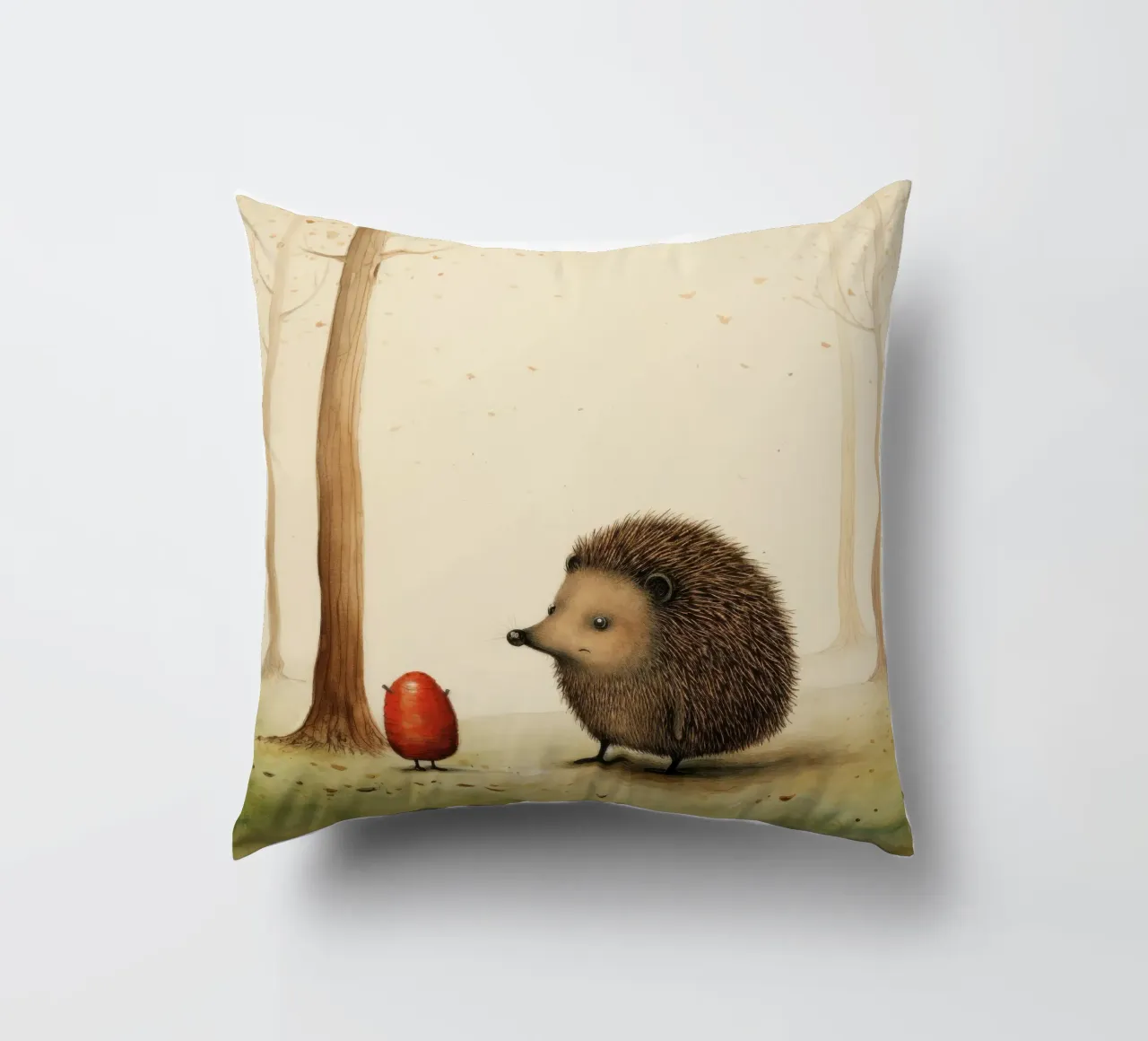 Riccio minimo 1 cuscino da Minimal Animal Art