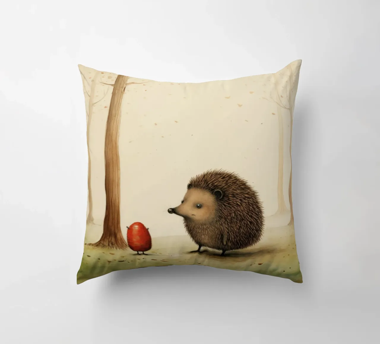 Riccio minimo 1 cuscino da Minimal Animal Art