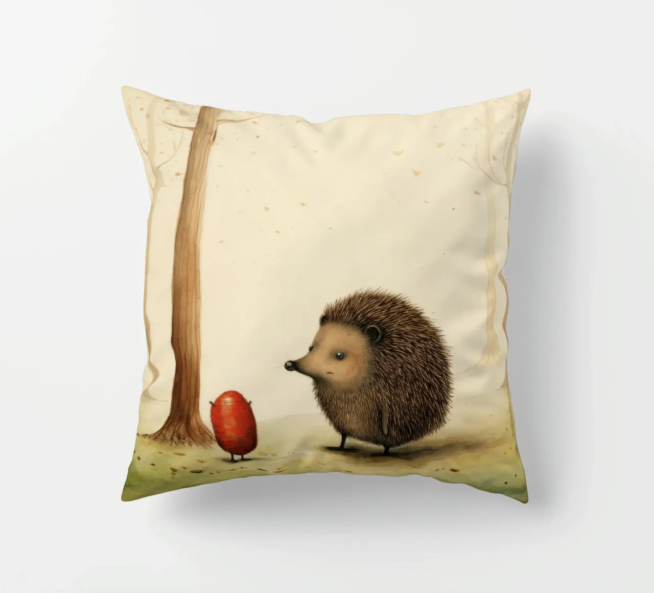 Riccio minimo 1 cuscino da Minimal Animal Art