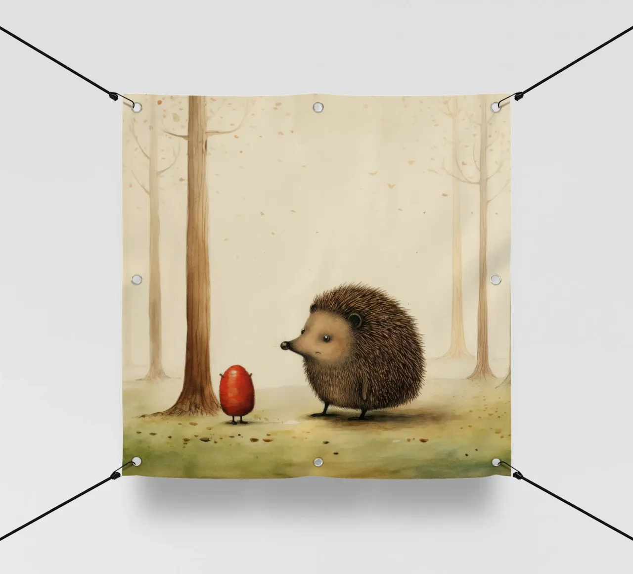Riccio minimo 1 telo in pvc da Minimal Animal Art