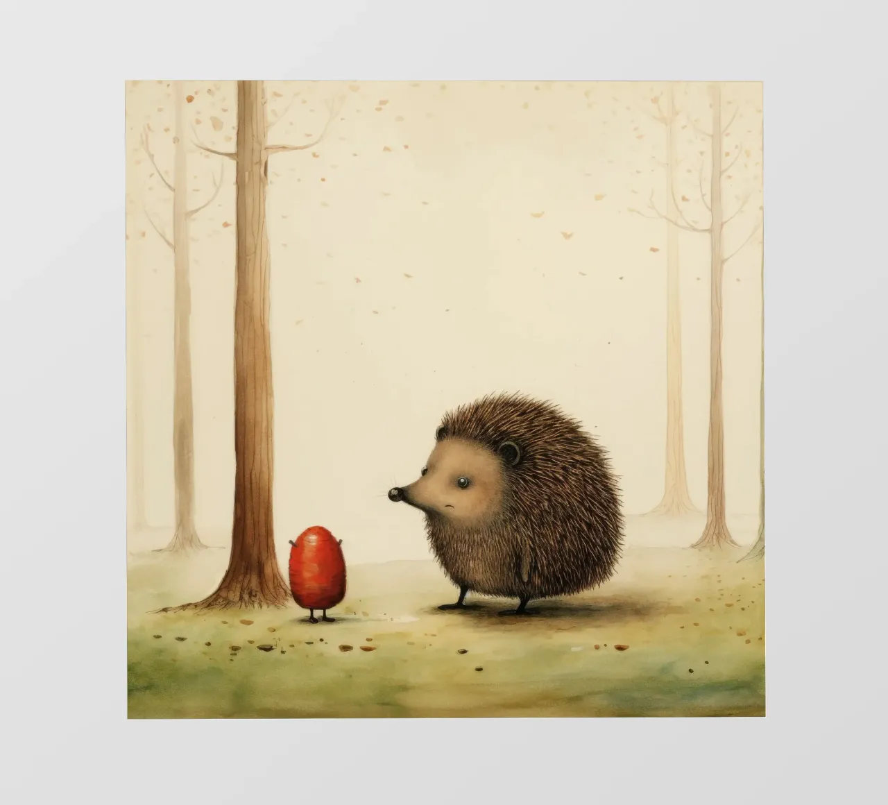 Riccio minimo 1 telo in pvc da Minimal Animal Art