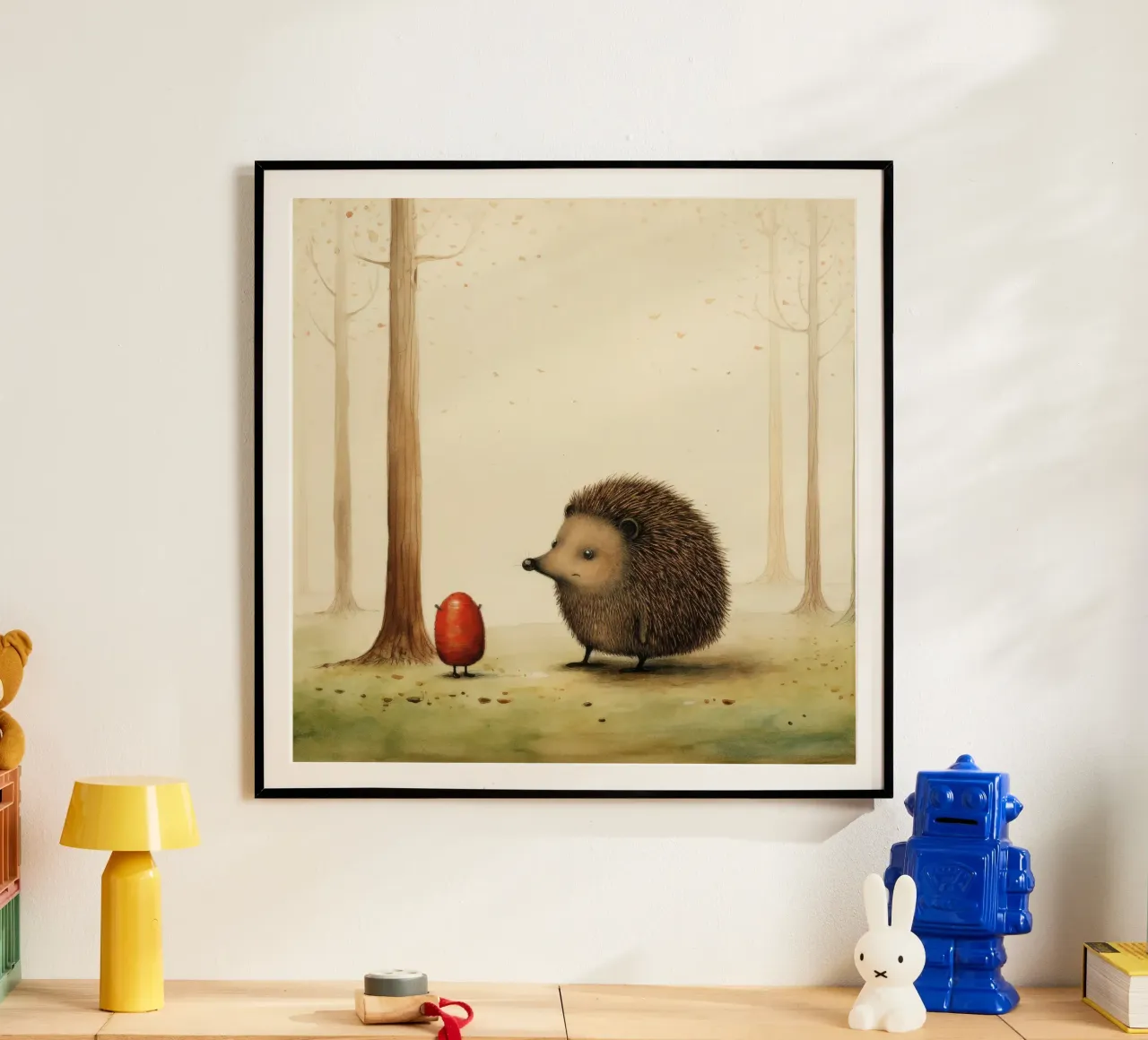 Riccio minimo 1 poster da Minimal Animal Art