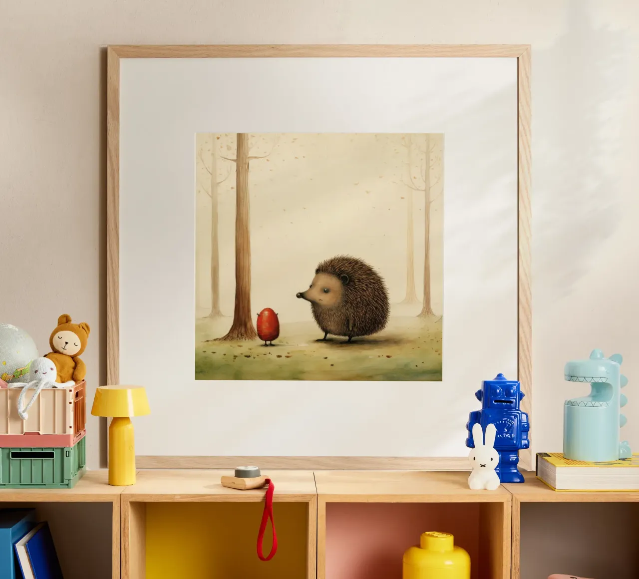 Riccio minimo 1 poster da Minimal Animal Art