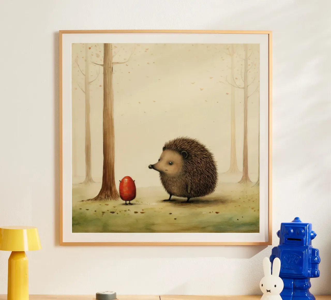 Riccio minimo 1 poster da Minimal Animal Art