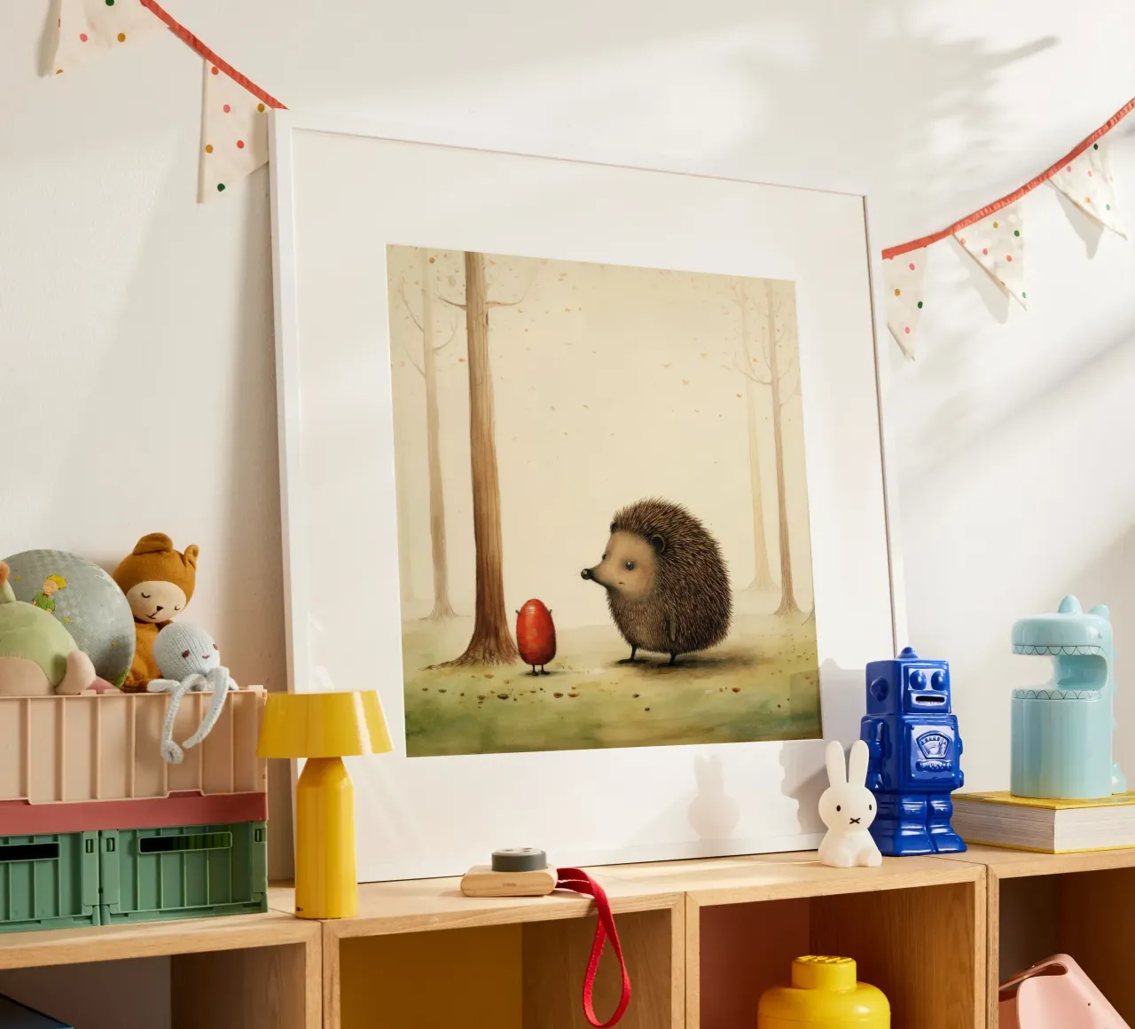 Riccio minimo 1 poster da Minimal Animal Art