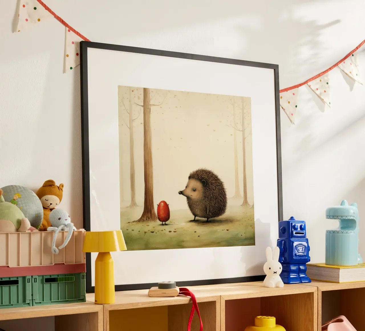 Riccio minimo 1 poster da Minimal Animal Art