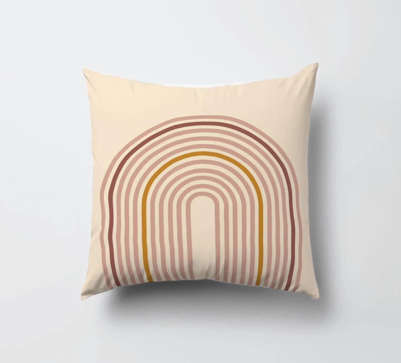 Arcobaleno minimalista boho cuscino da Proper job studio