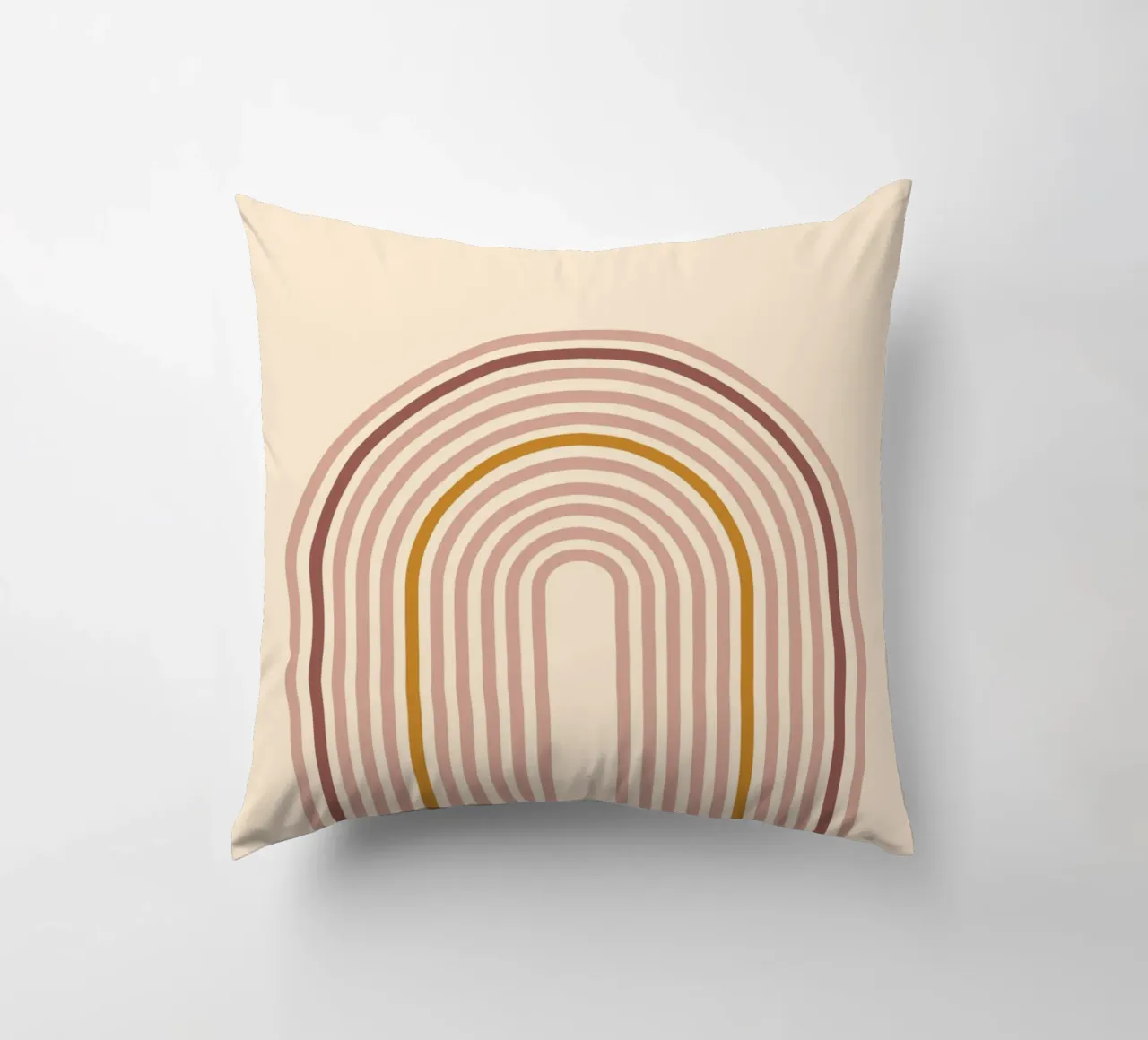 Arcobaleno minimalista boho cuscino da Proper job studio
