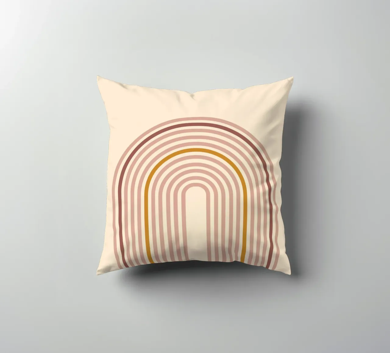 Arcobaleno minimalista boho cuscino da Proper job studio