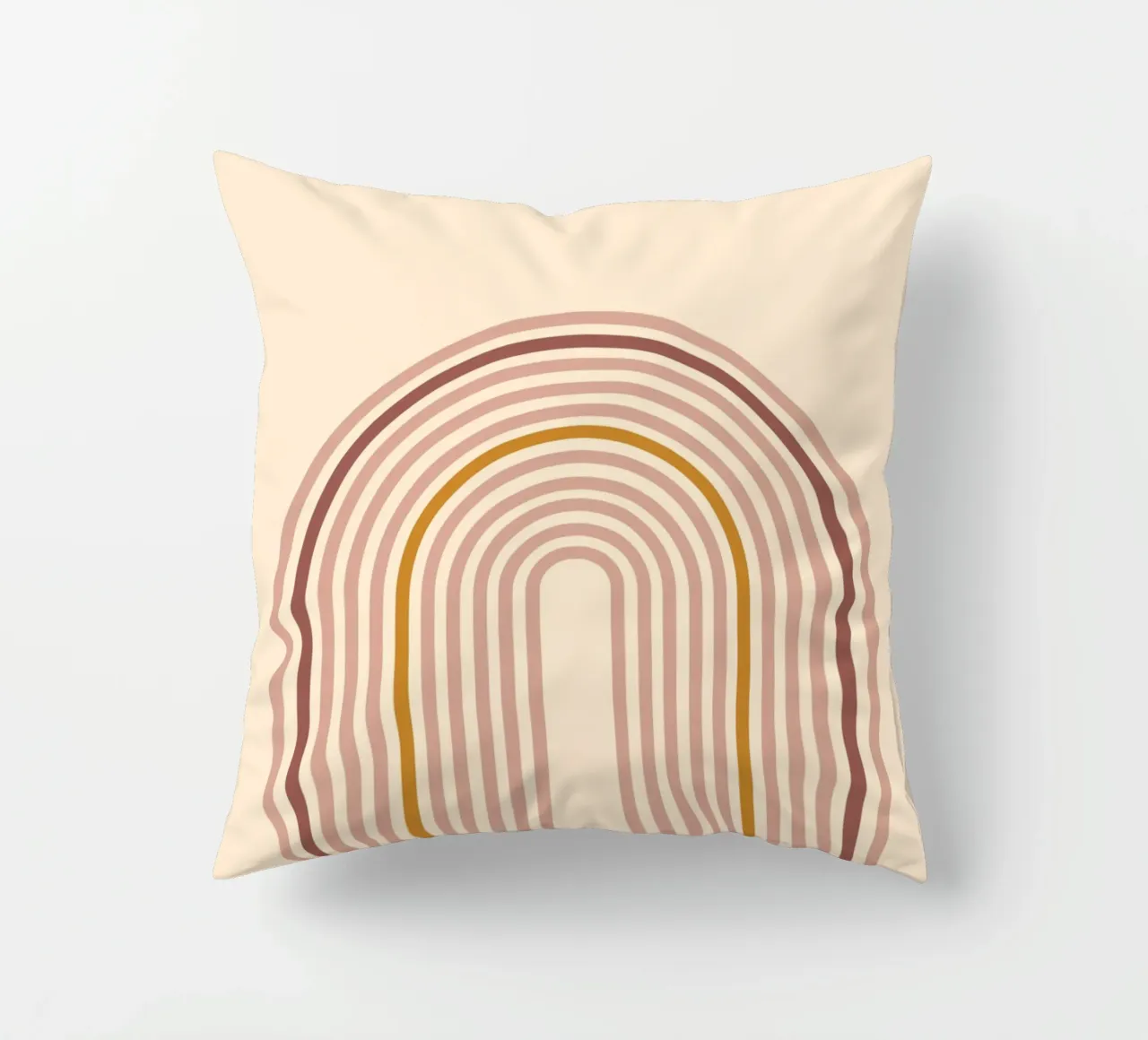 Arcobaleno minimalista boho cuscino da Proper job studio