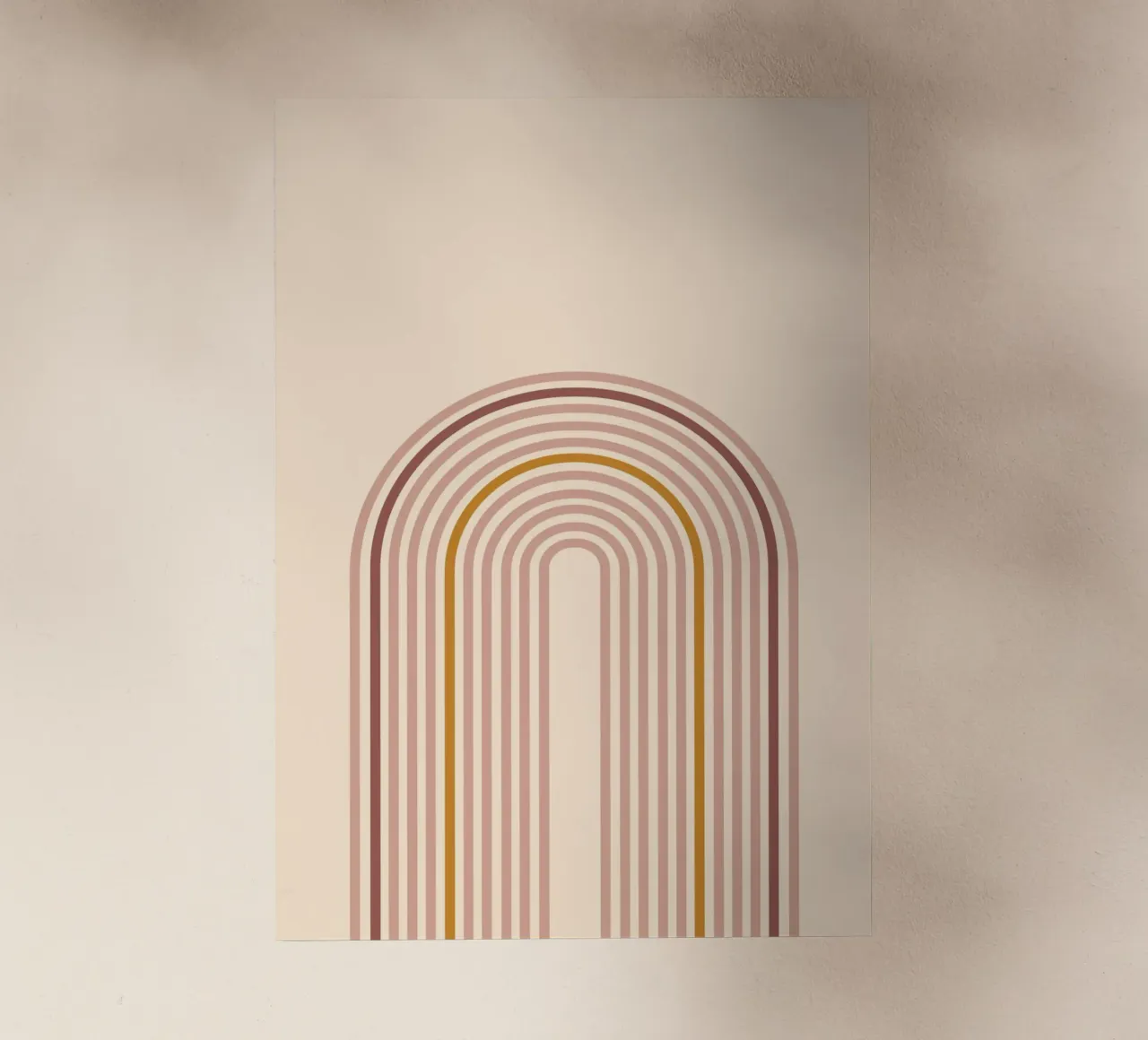 Arcobaleno minimalista boho pellicola backlit da Proper job studio