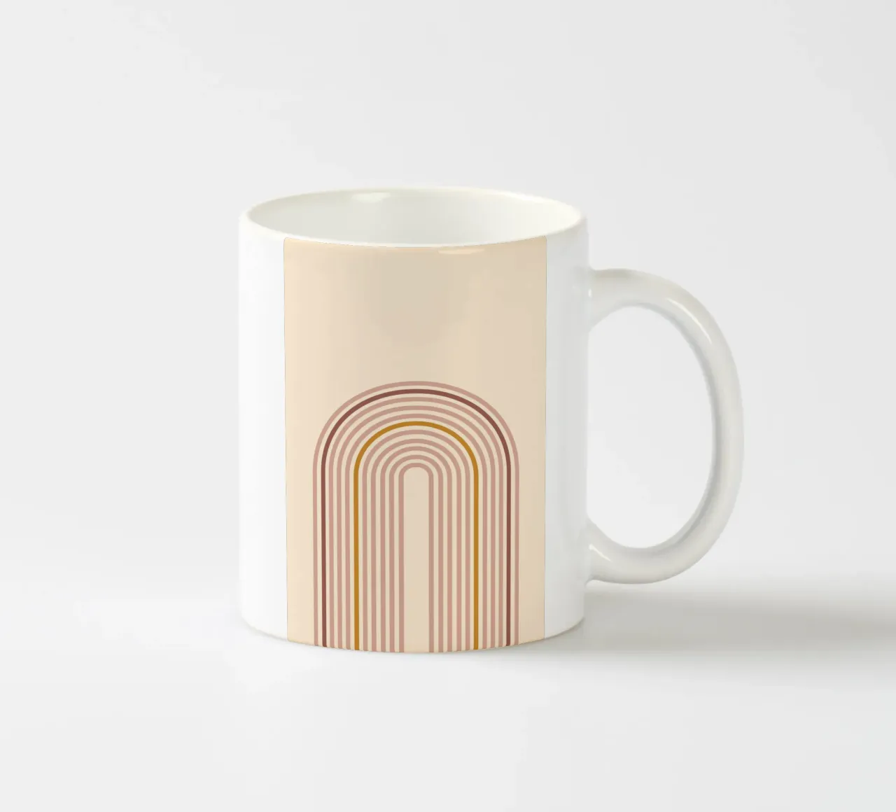 Arcobaleno minimalista boho tazza in ceramica da Proper job studio