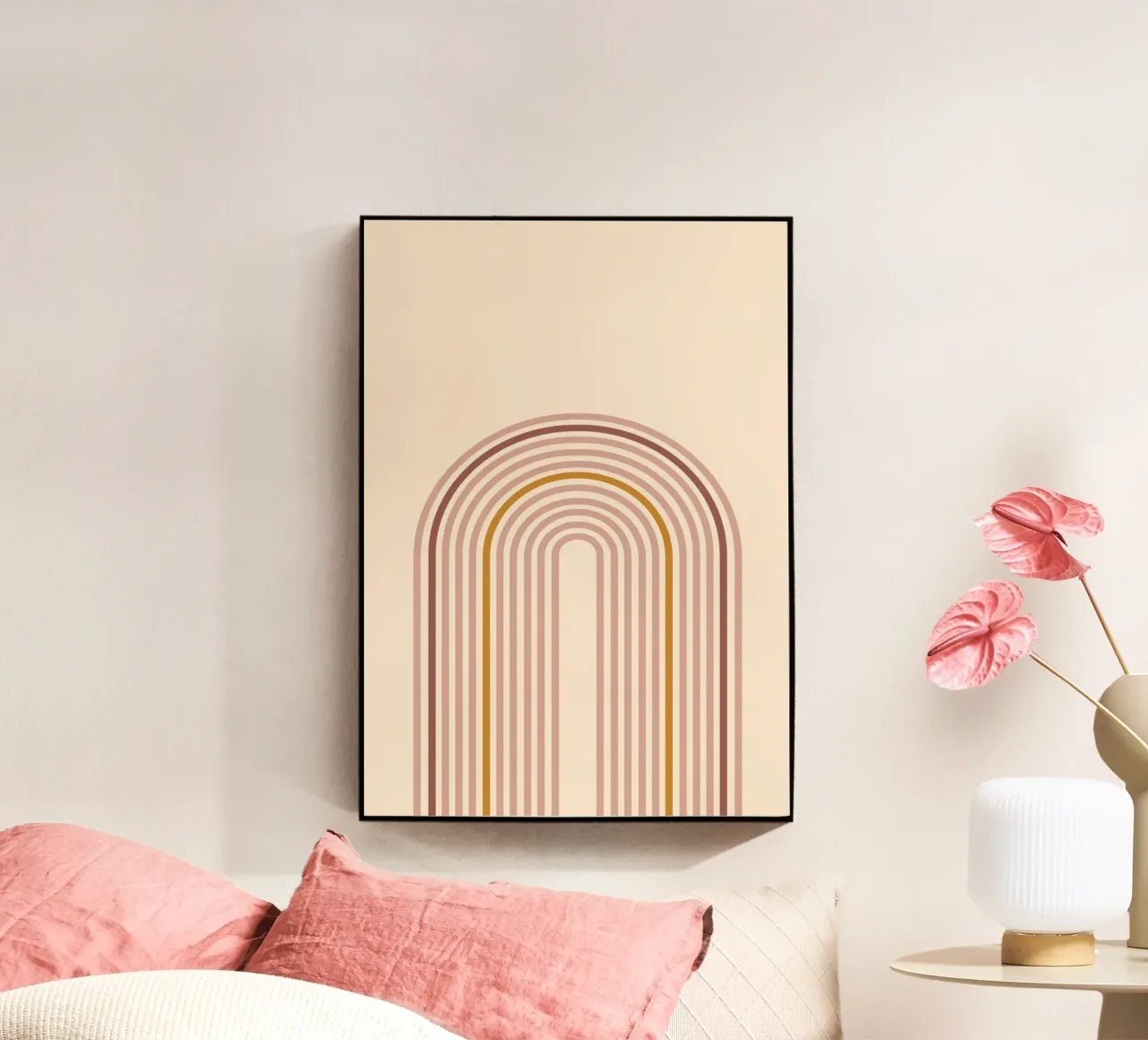 Arcobaleno minimalista boho plexiglass da Proper job studio