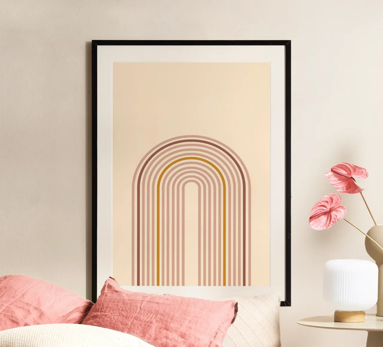 Arcobaleno minimalista boho carta hahnemühle da Proper job studio