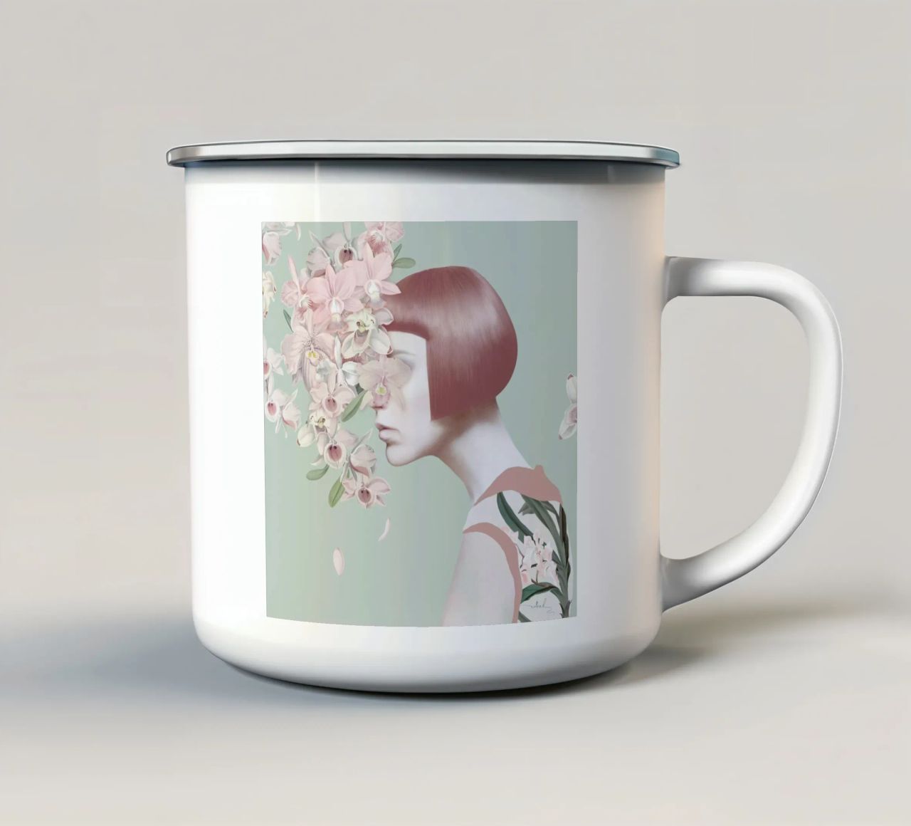 Utopia tazza in smalto da Nettsch