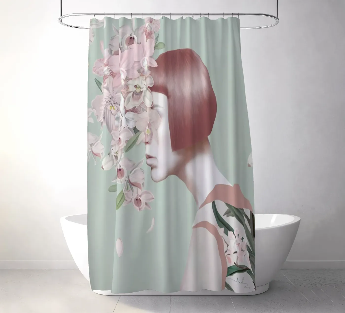 Utopia douchegordijn van Nettsch