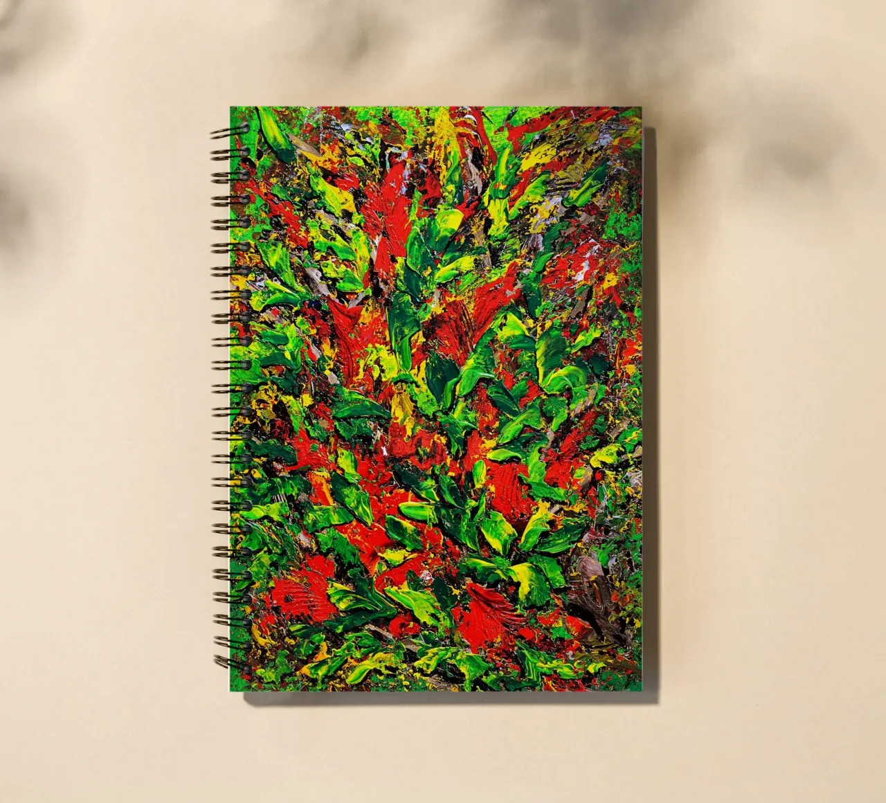 IDEAL GIFT 136 spiral notebook by Thierry Vobmann Abstract painting
