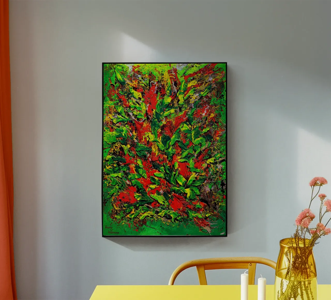 IDEAL GIFT 136 acrylic glass by Thierry Vobmann Abstract painting