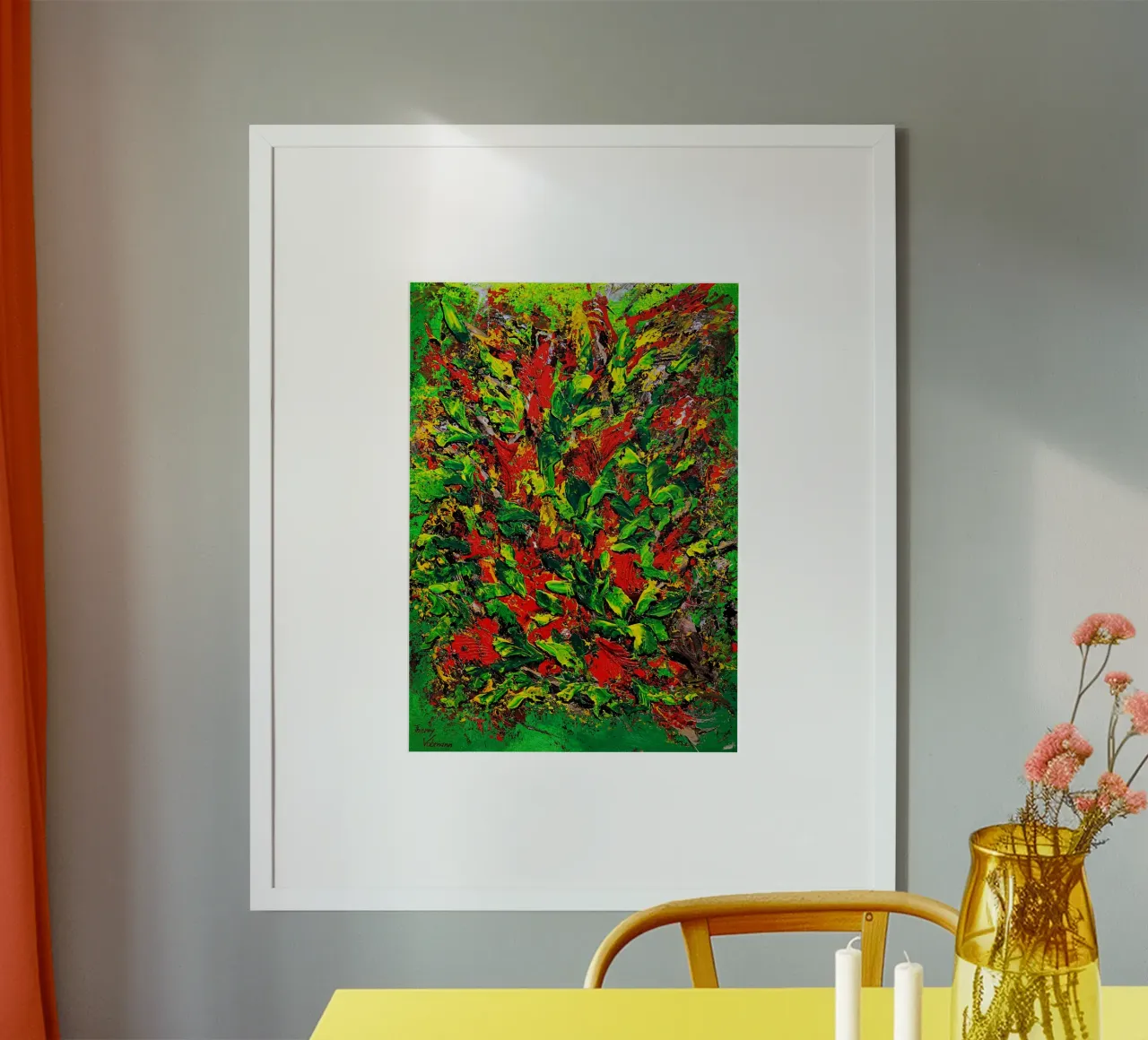 IDEAL GIFT 136 hahnemühle by Thierry Vobmann Abstract painting