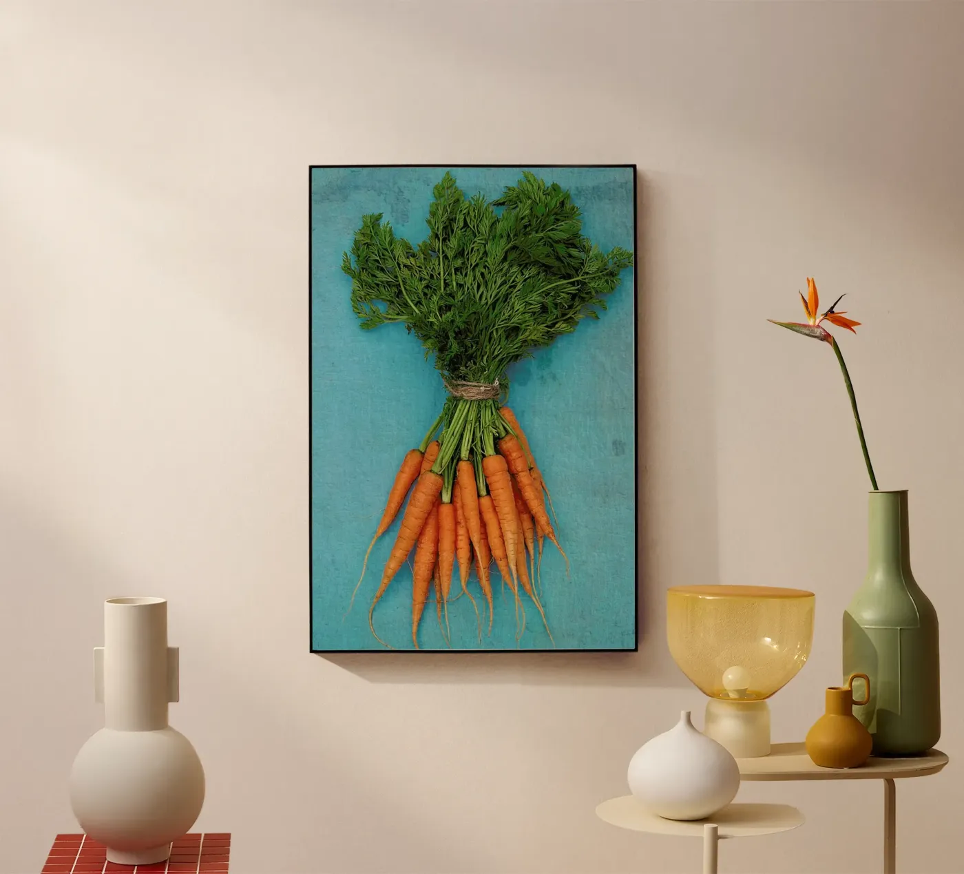 Carrots Acryl-Glas von Keri Bevan
