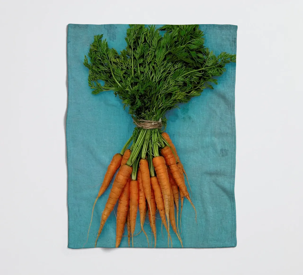 Carrots fleece blanket by Keri Bevan