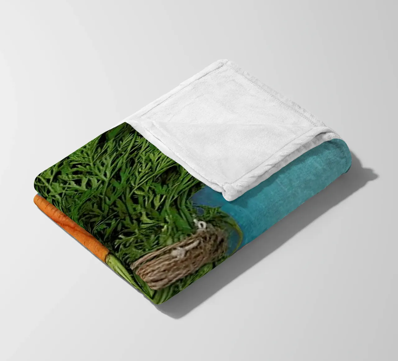 Carrots fleece blanket by Keri Bevan
