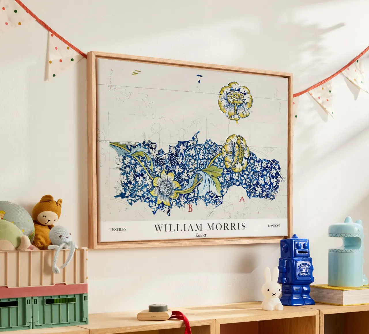 William Morris, Kennet plexiglass da Peaches Art Prints