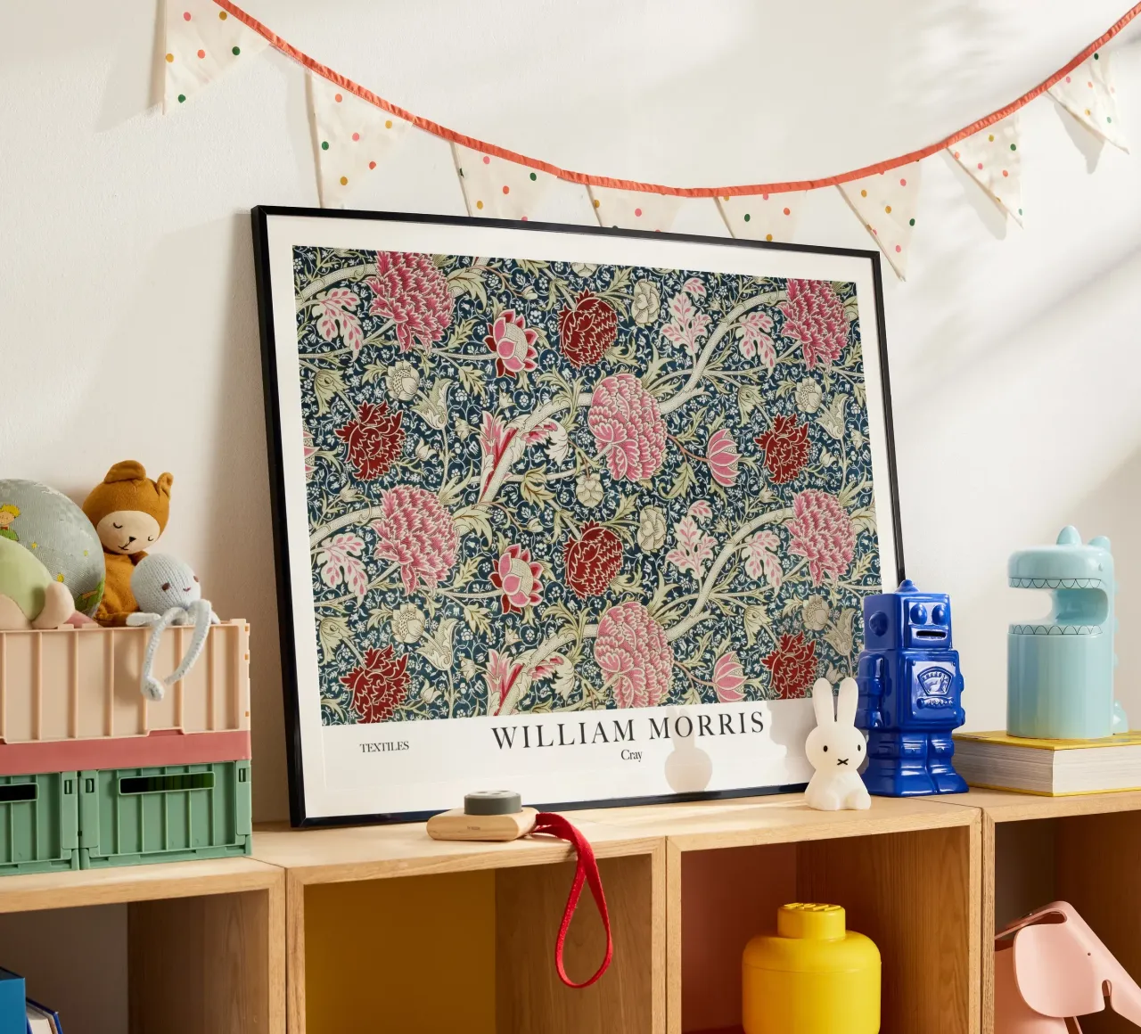 William Morris, Fiori di Cray poster da Peaches Art Prints