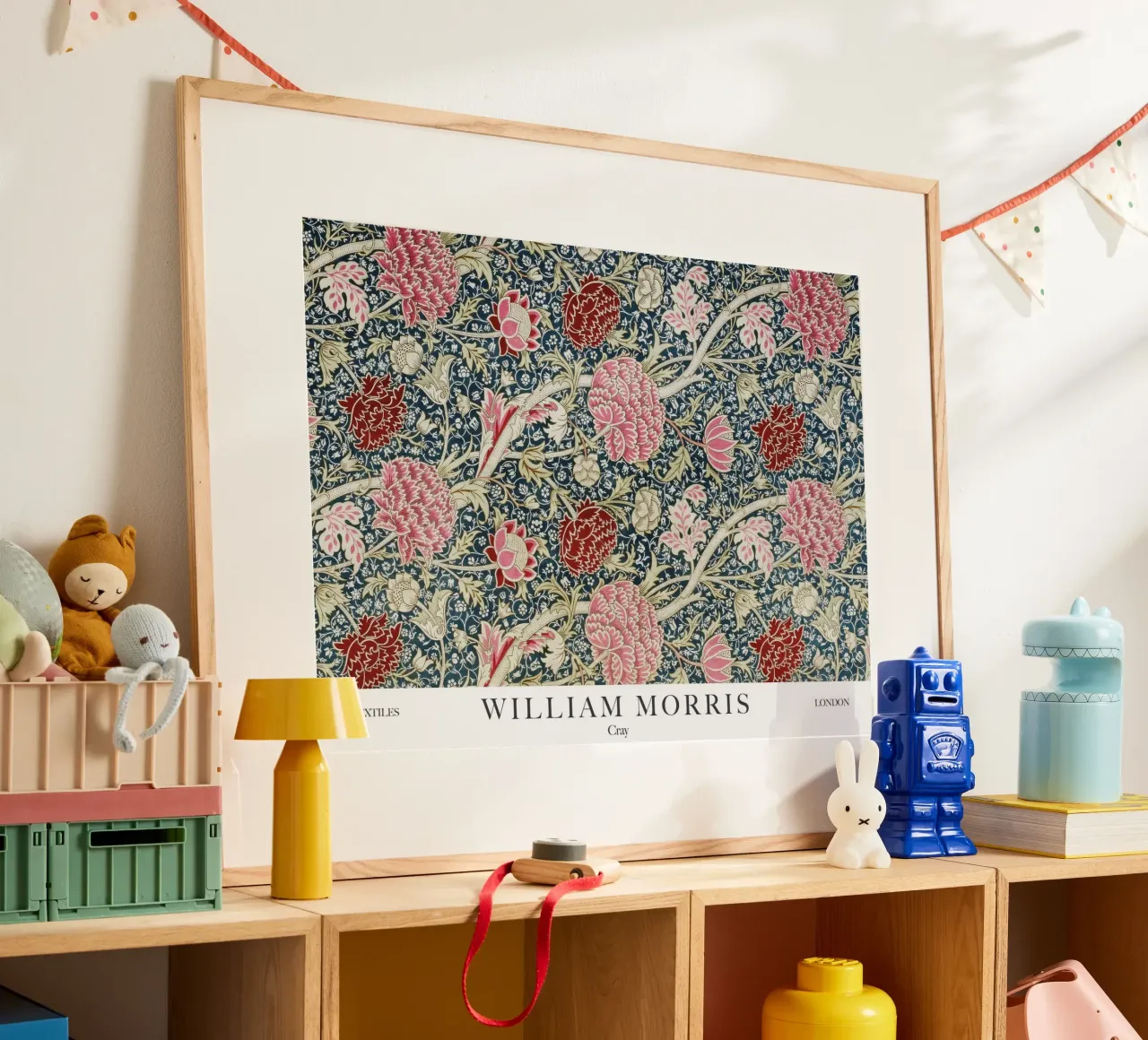 William Morris, Fiori di Cray poster da Peaches Art Prints
