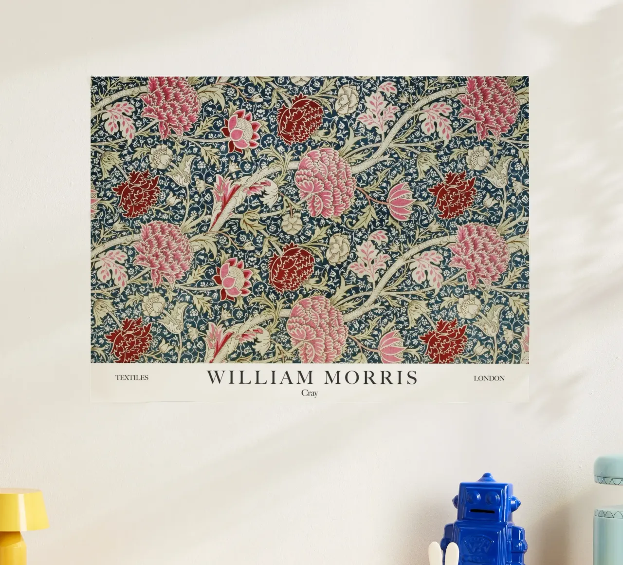 William Morris, Fiori di Cray poster da Peaches Art Prints