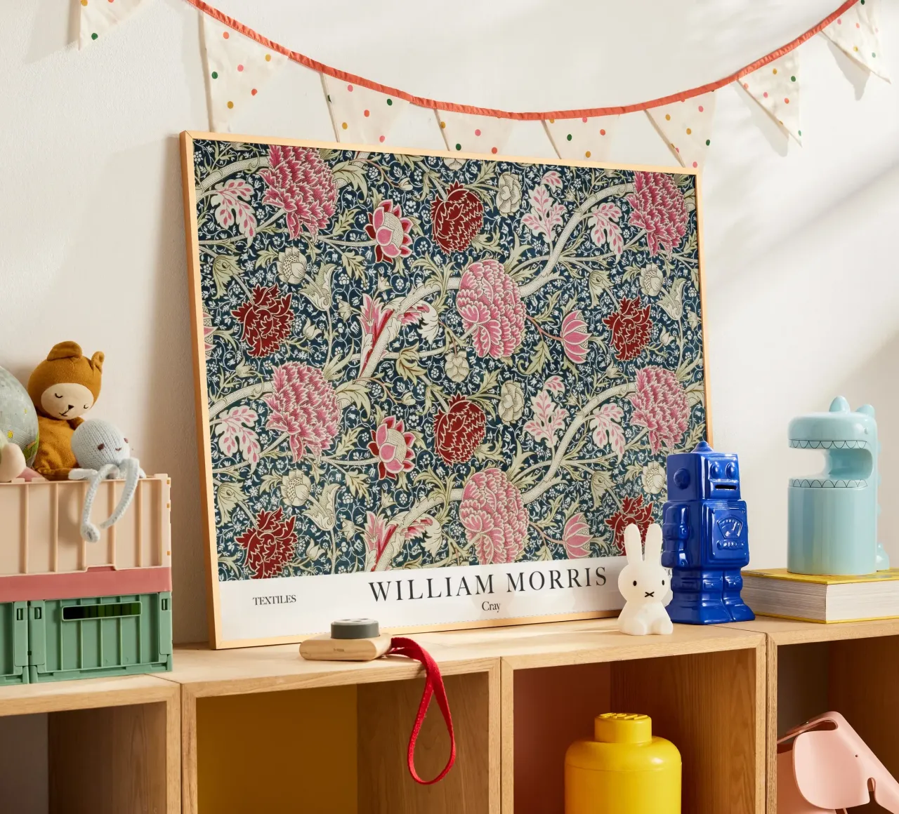 William Morris, Fiori di Cray poster da Peaches Art Prints