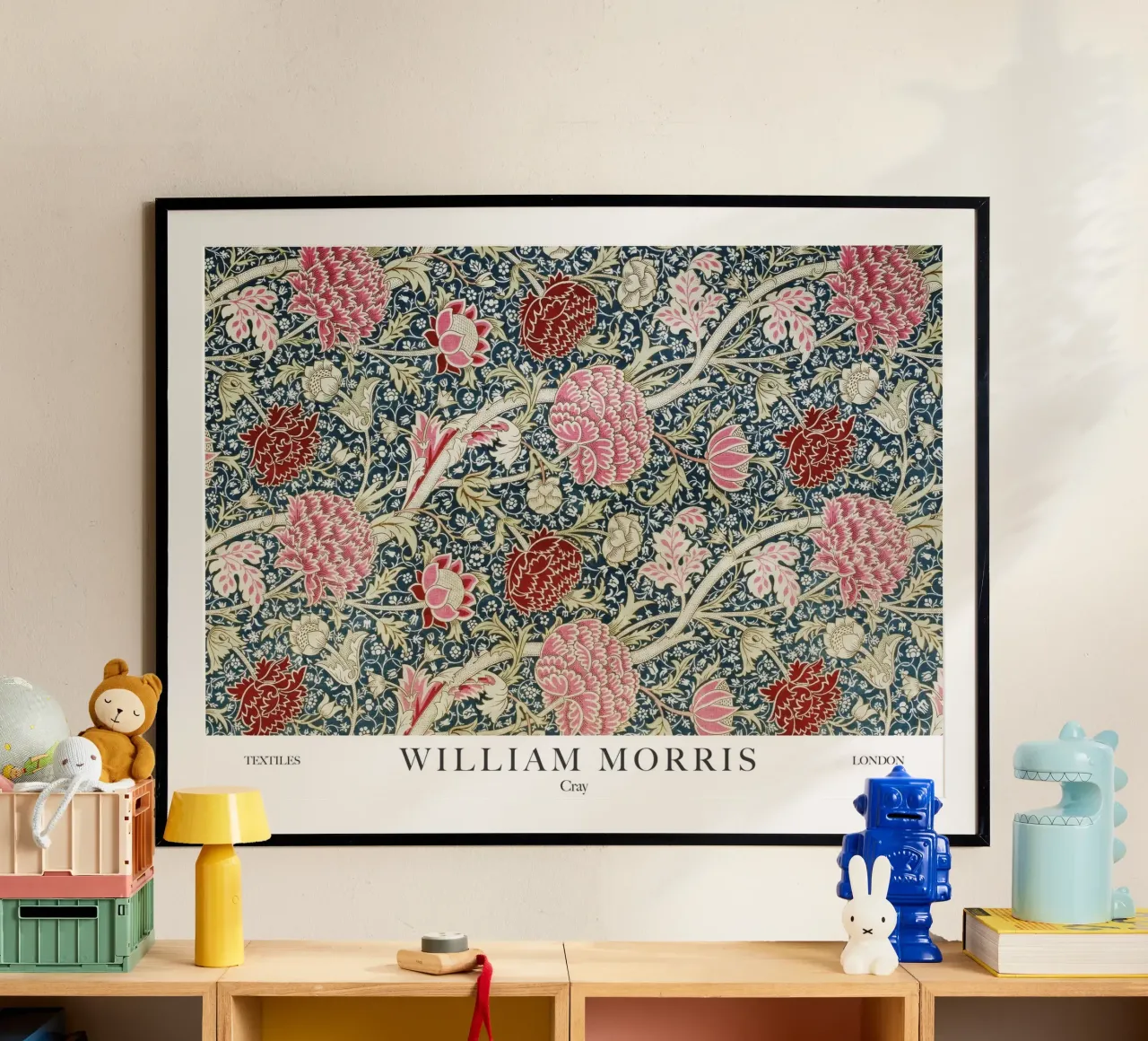 William Morris, Fiori di Cray poster da Peaches Art Prints