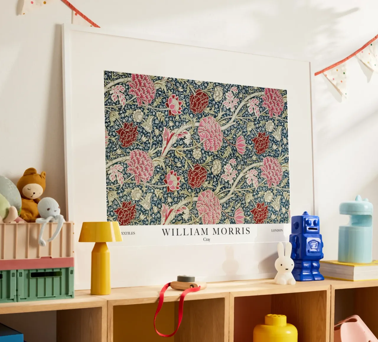 William Morris, Fiori di Cray poster da Peaches Art Prints