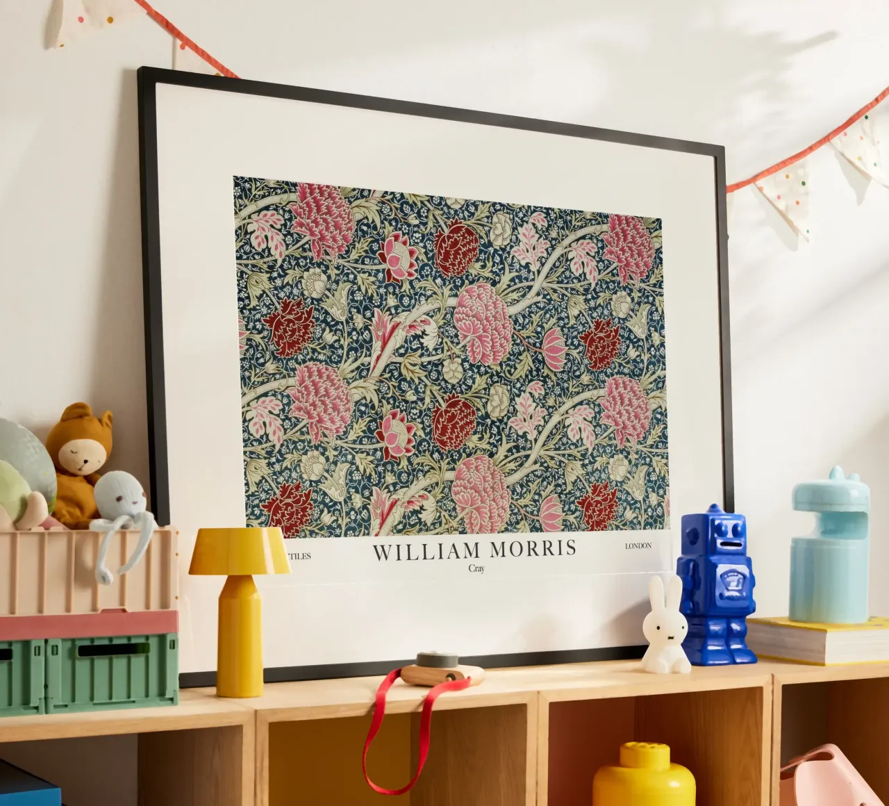 William Morris, Fiori di Cray poster da Peaches Art Prints