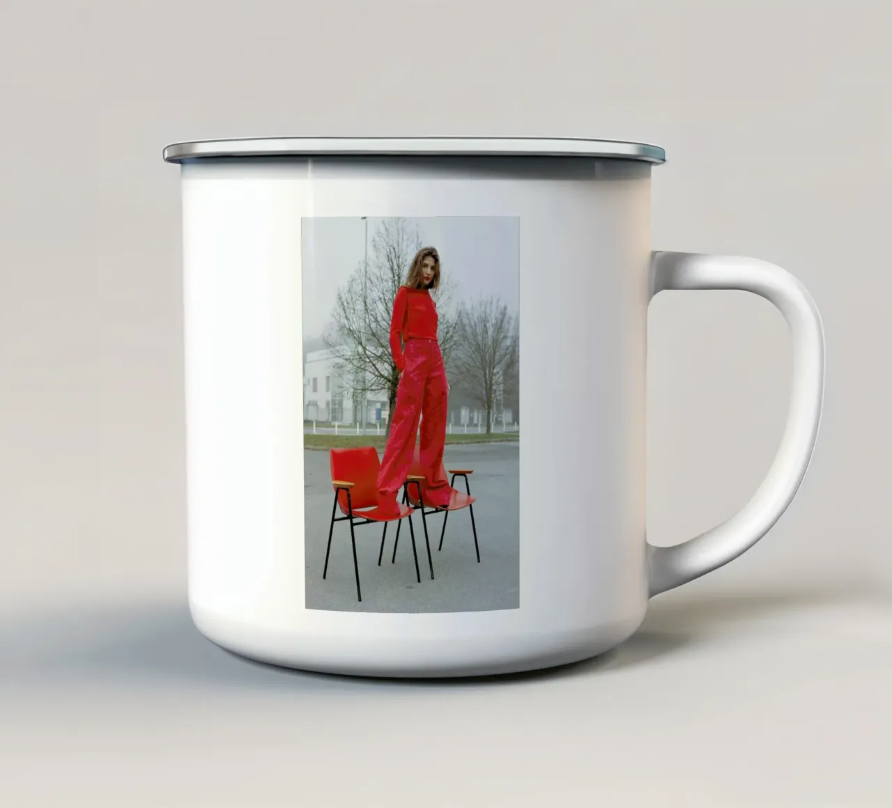 2 enamel mug by Matevž Kosterov
