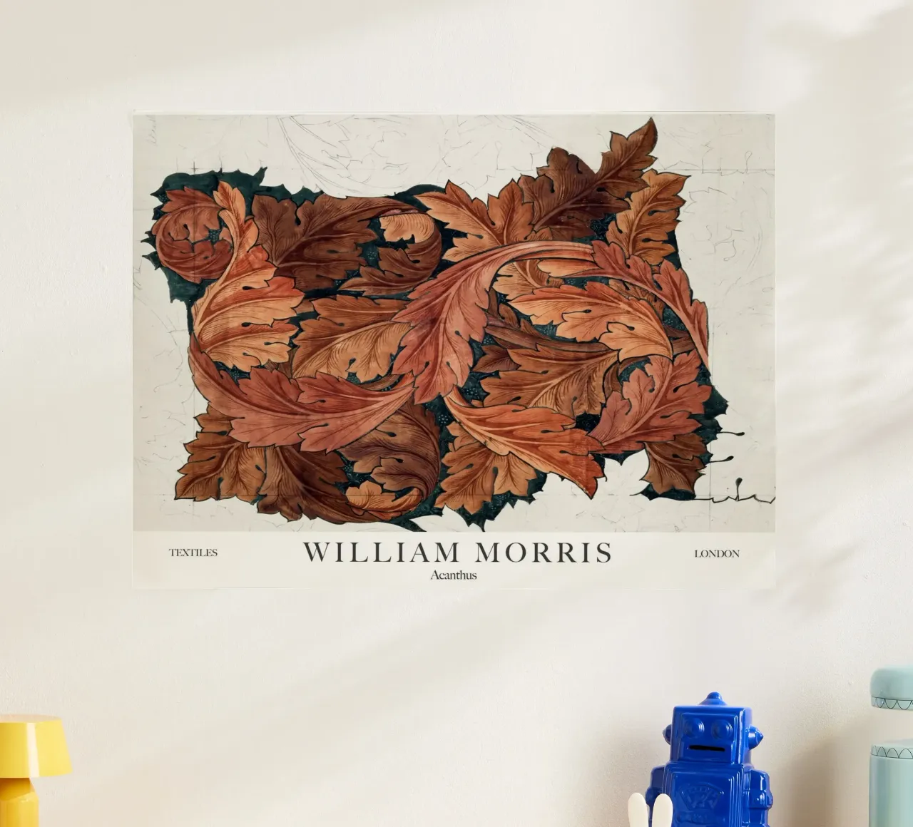 William Morris, Acanthus Autumn Fall poster da Peaches Art Prints