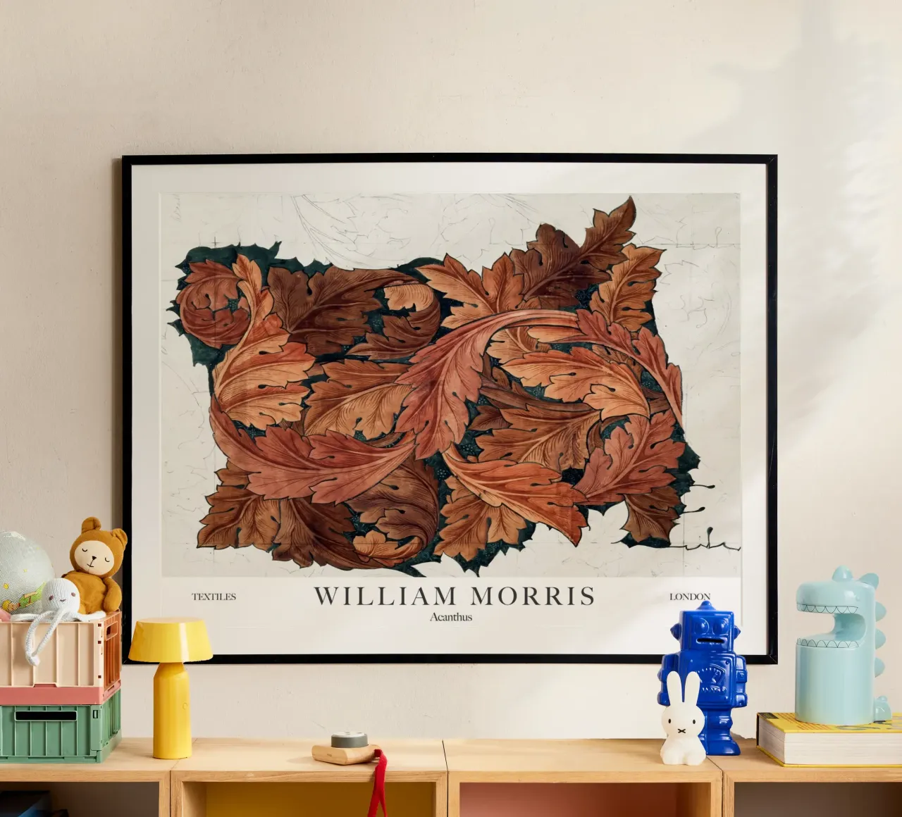 William Morris, Acanthus Autumn Fall poster da Peaches Art Prints