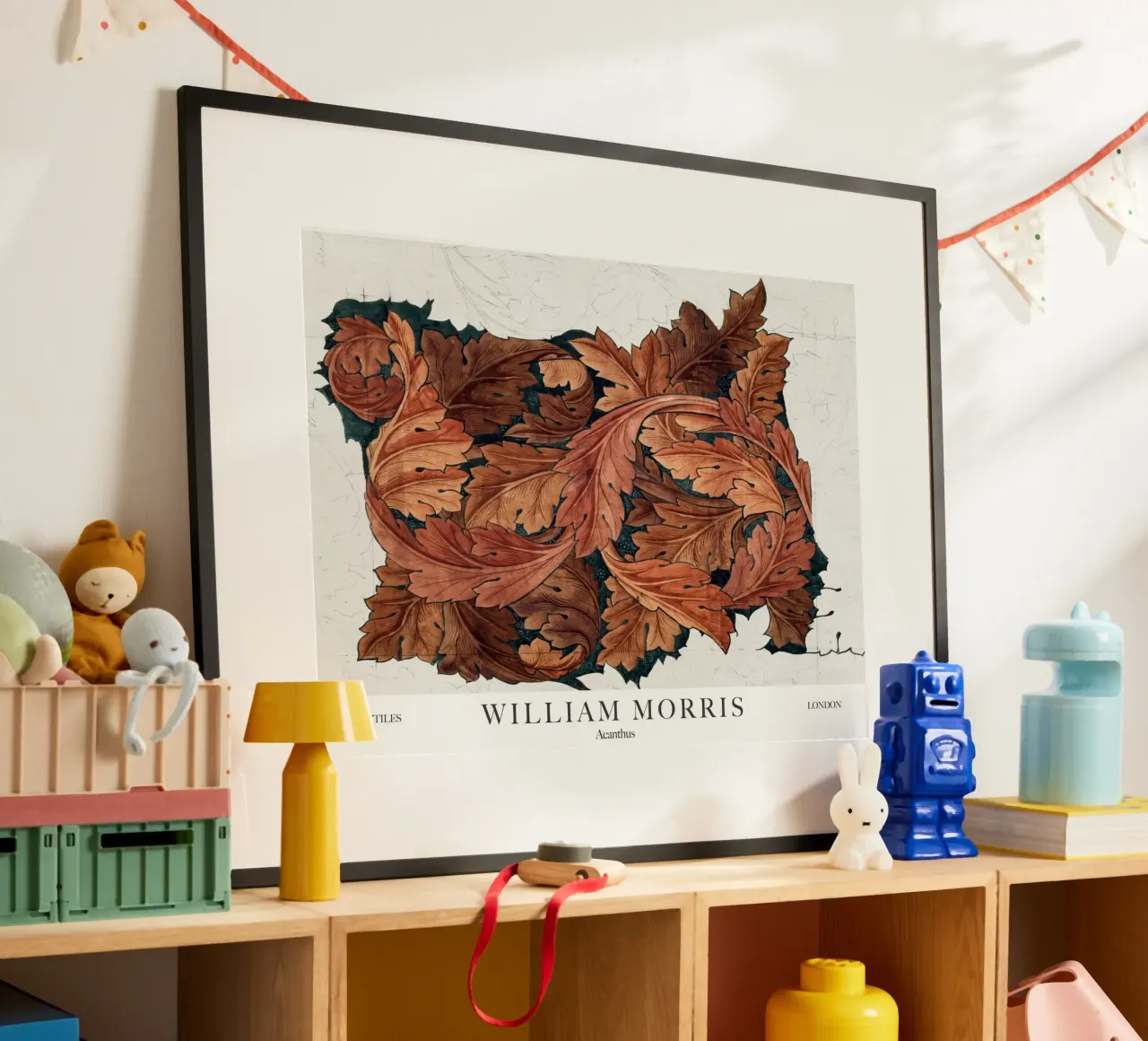 William Morris, Acanthus Autumn Fall poster da Peaches Art Prints