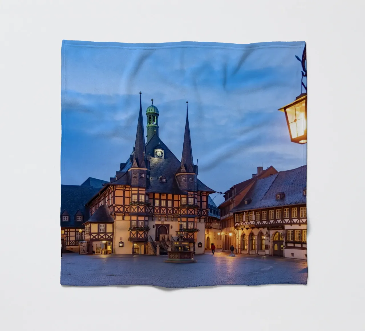 Rathaus Wernigerode coperta in pile da Reisefotografie - Bilder aus aller Welt