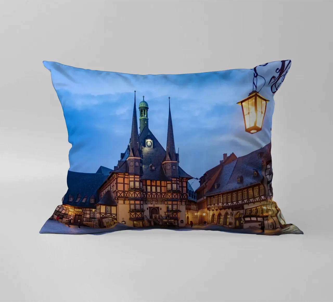 Rathaus Wernigerode cuscino da Reisefotografie - Bilder aus aller Welt