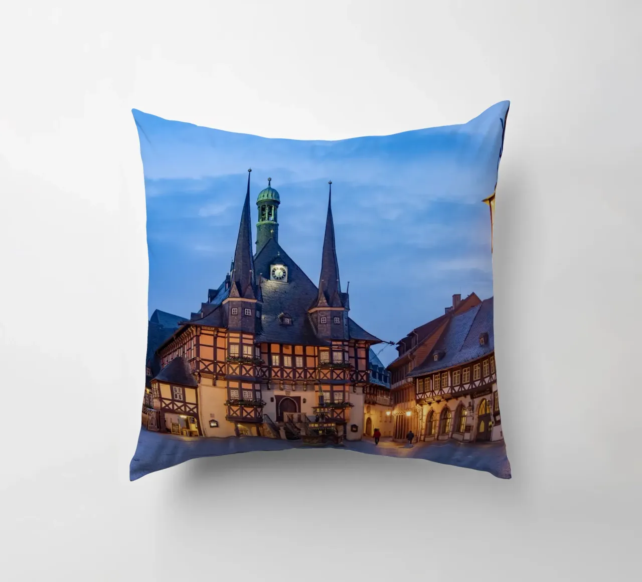 Rathaus Wernigerode cuscino da Reisefotografie - Bilder aus aller Welt