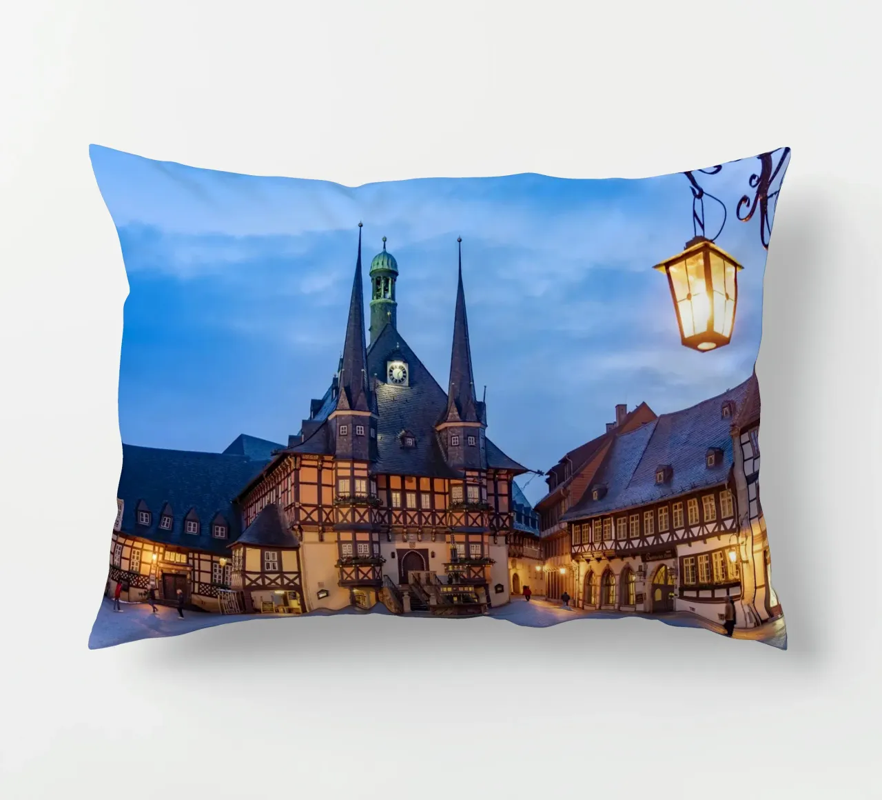 Rathaus Wernigerode cuscino da Reisefotografie - Bilder aus aller Welt