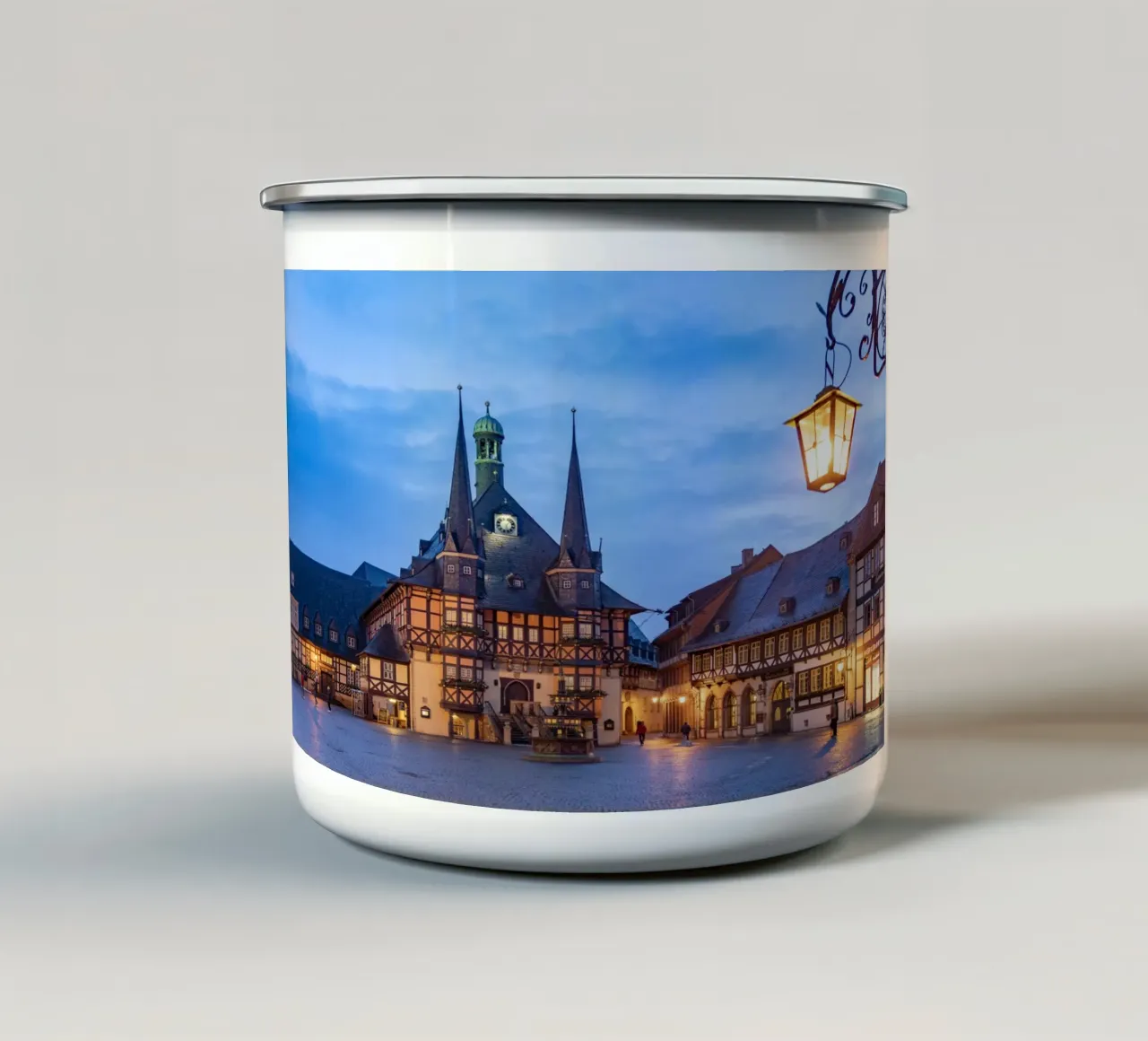 Rathaus Wernigerode tazza in smalto da Reisefotografie - Bilder aus aller Welt