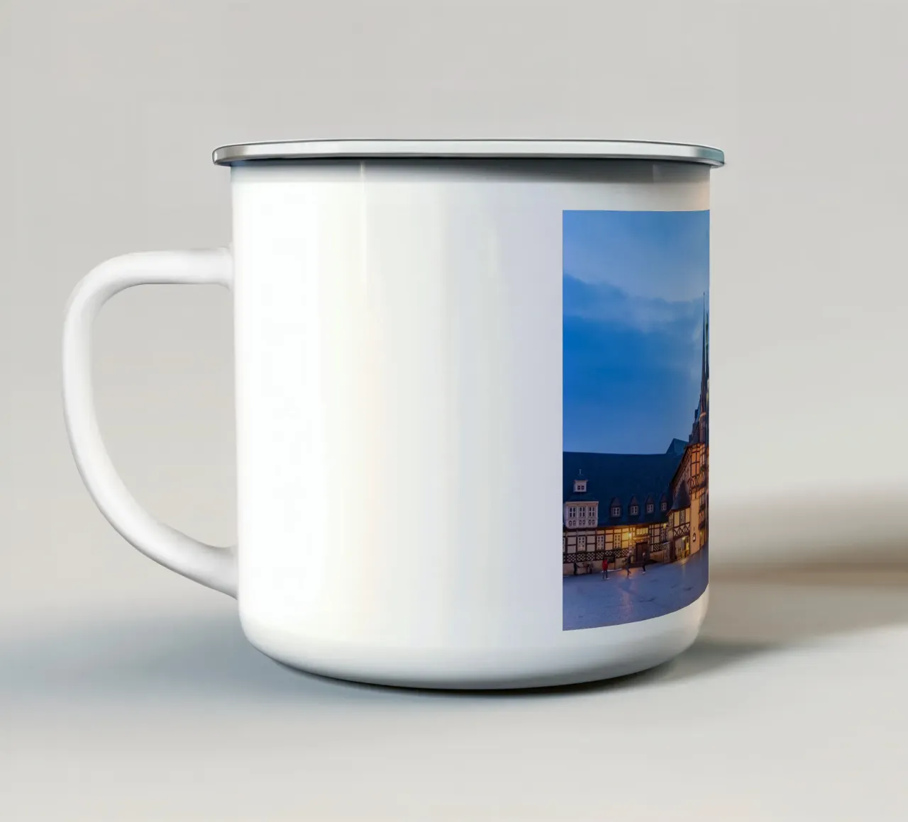 Rathaus Wernigerode tazza in smalto da Reisefotografie - Bilder aus aller Welt