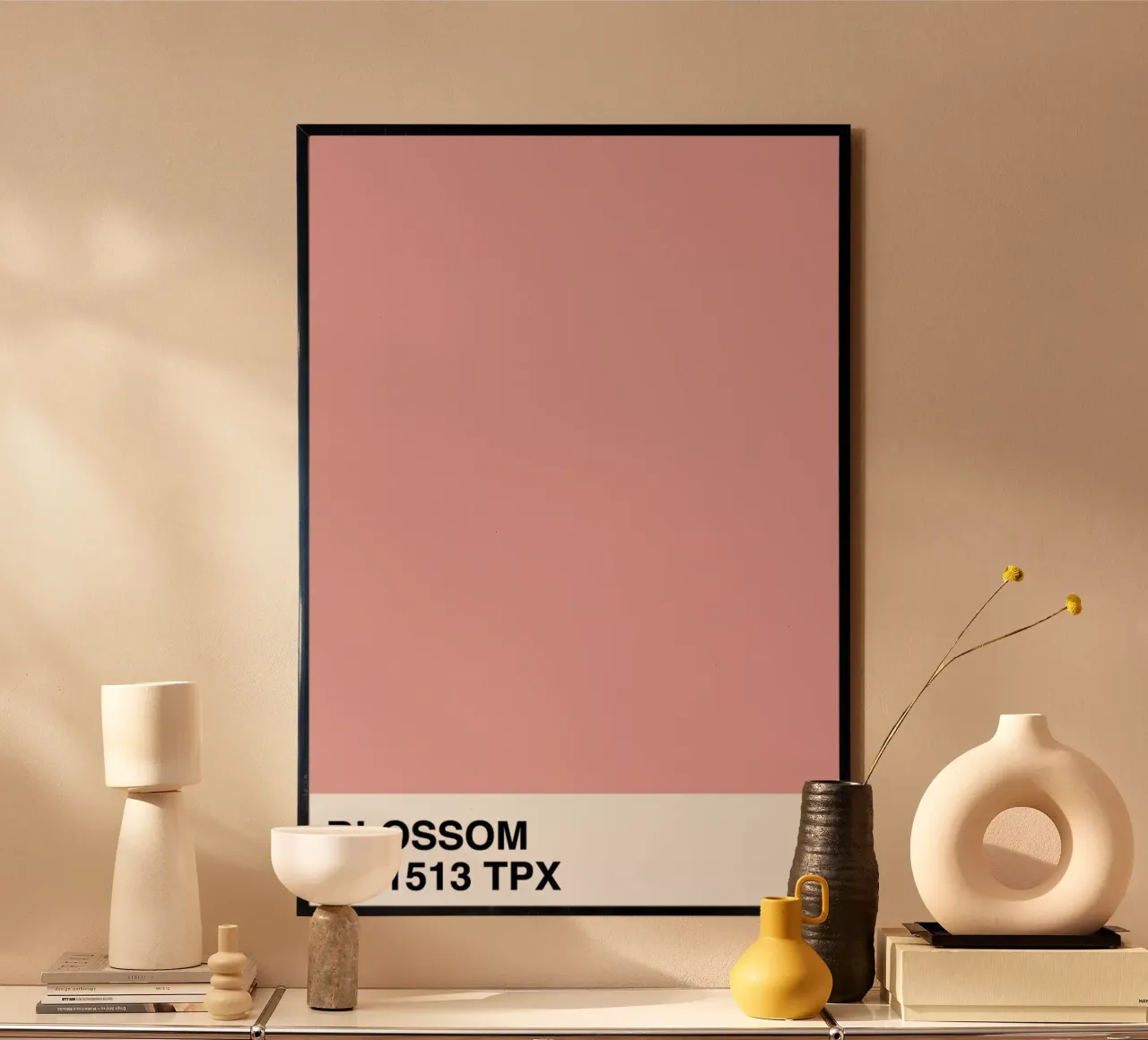Blossom poster con telaio in legno da Honeymoon Hotel