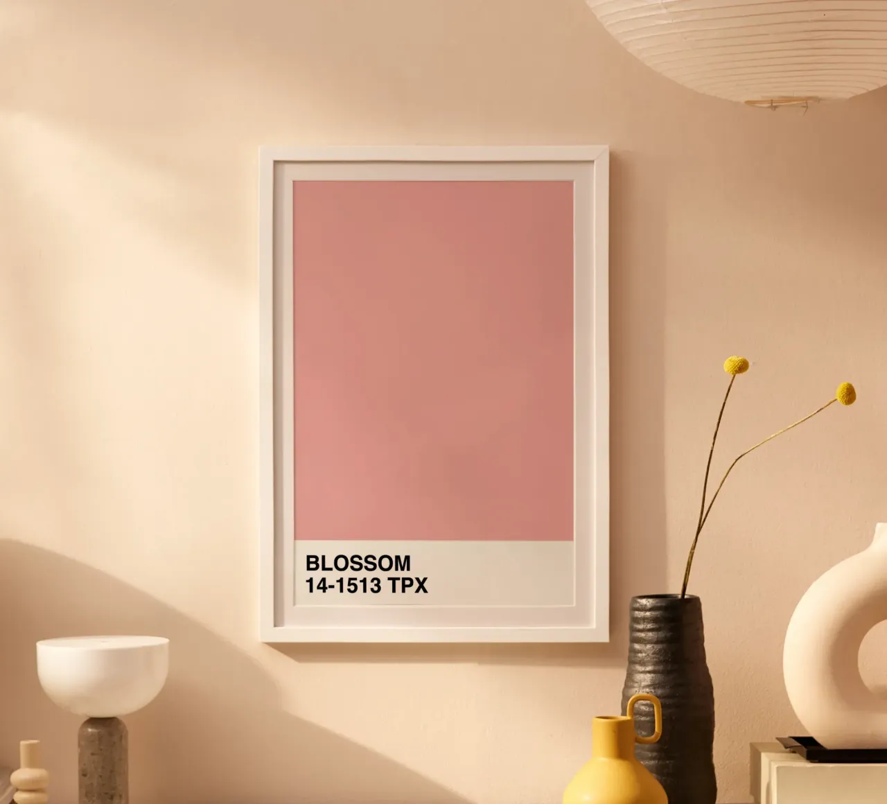 Blossom poster con telaio in legno da Honeymoon Hotel