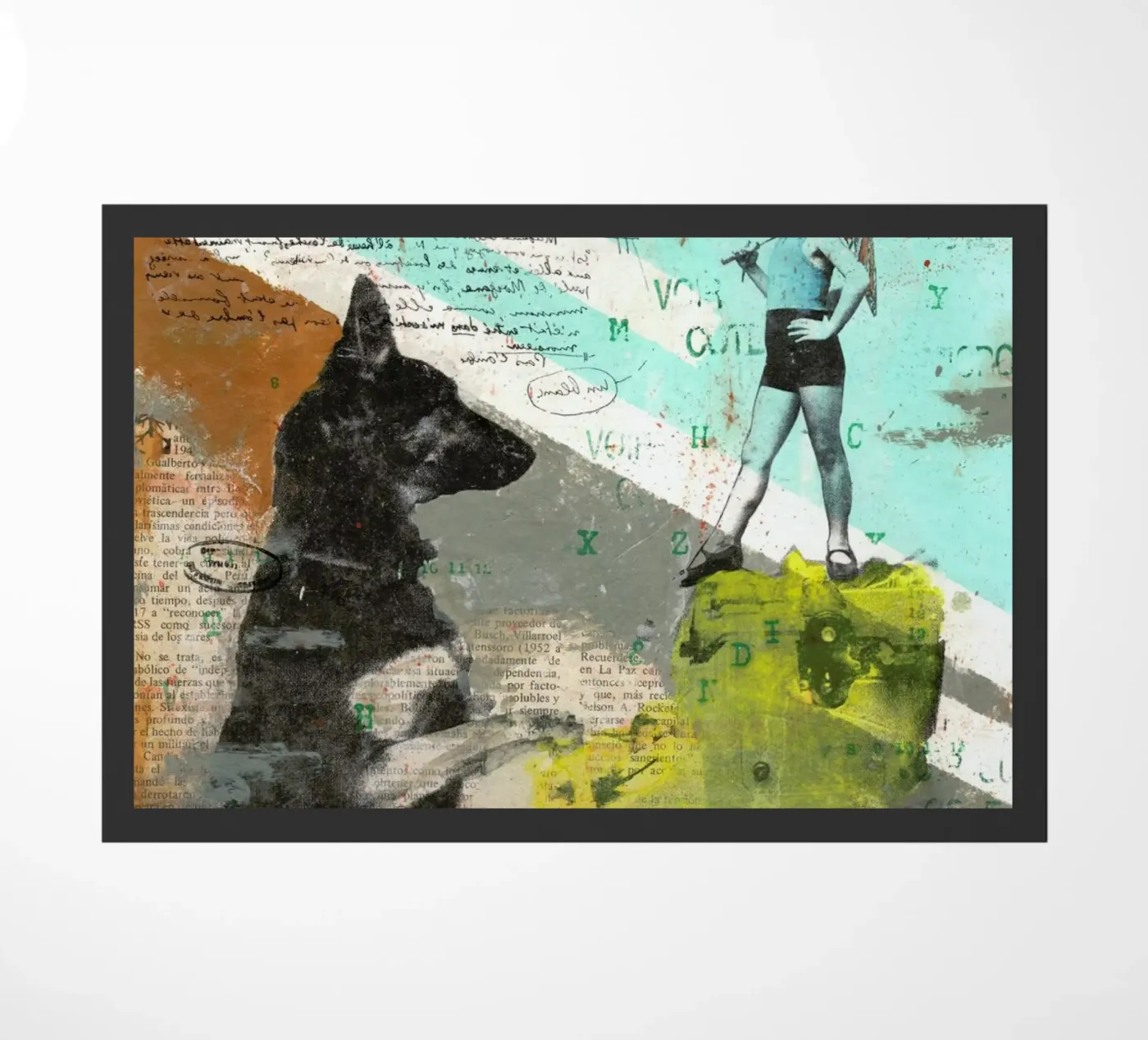 Ecrire doormat by Tameo