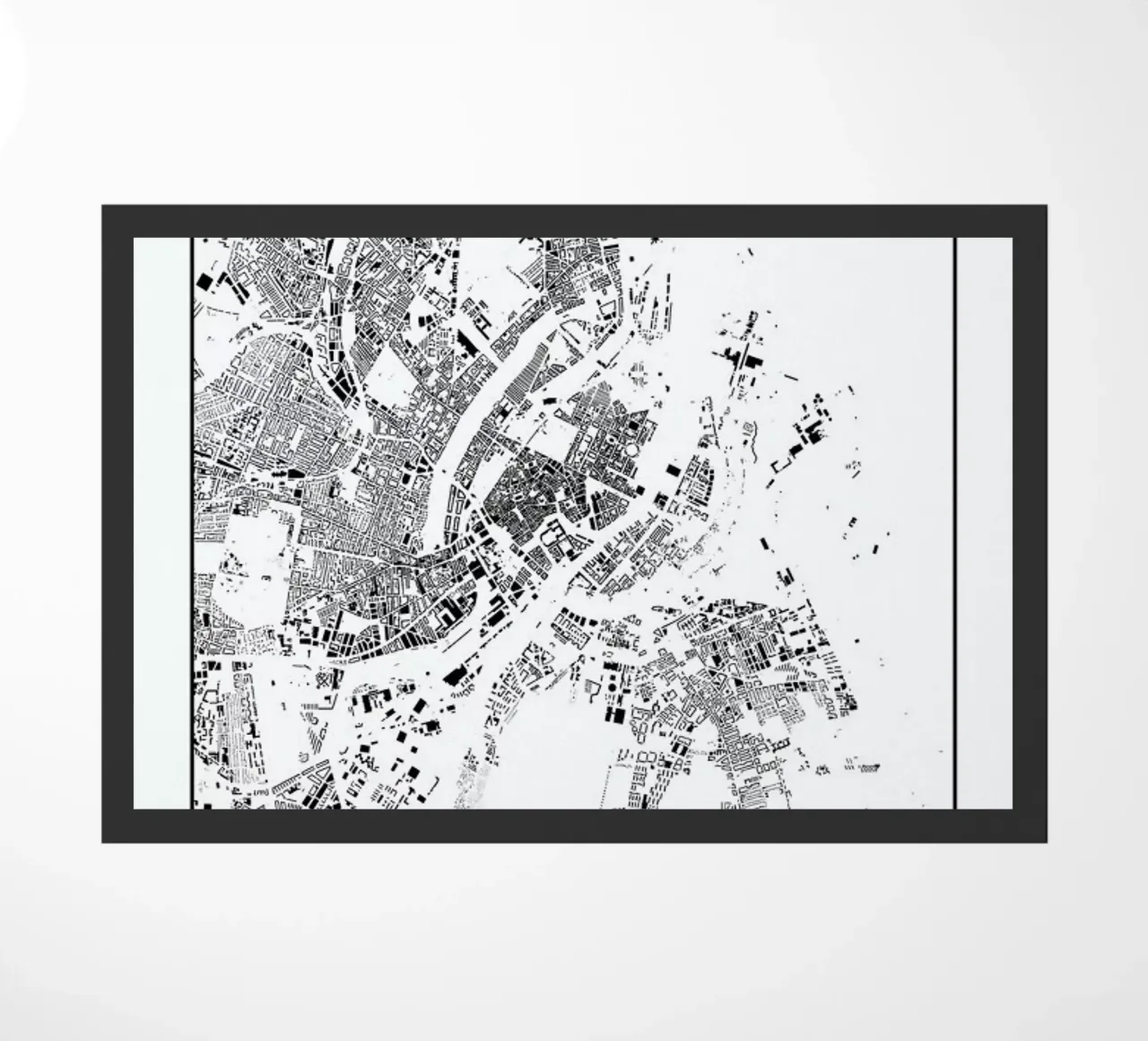 Copenhagen Map Schwarzplan zerbino da Hubert Roguski